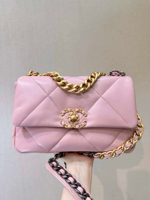 Chanel AS1160 Chanel 19 Handbag Flap Lambskin Pink - Default Title - View 14