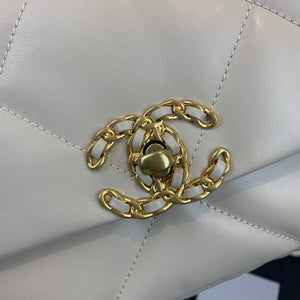 Chanel As1160 Chanel 19 Handbag Flap Lambskin Beige - Default Title - View 6