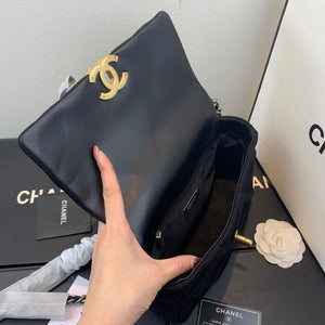Chanel As1160 Chanel 19 Handbag Flap Shoulder Velvet Black - Default Title - View 7