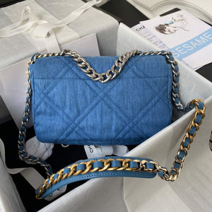 Chanel AS1160 Chanel 19 Handbag Lambskin Blue - Default Title - View 2