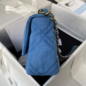 Chanel AS1160 Chanel 19 Handbag Lambskin Blue - Default Title - View 6
