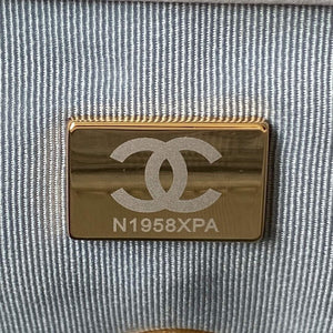 Chanel AS1161 Chanel 19 Large Flap Bag Lambskin B05179 Grey Gold - Default Title - View 9