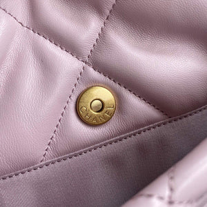 Chanel AS1161 Chanel 19 Large Flap Bag Lambskin B05179 Pink Gold - Default Title - View 7