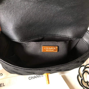 Chanel AS1163 Chanel Flap bag Velvet Black - Default Title - View 8