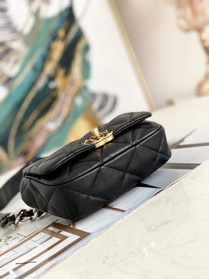 Chanel AS1163 Chanel Flap bag Lambskin Black - Default Title - View 3