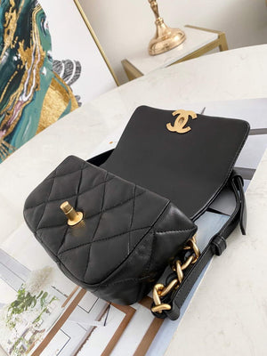Chanel AS1163 Chanel Flap bag Lambskin Black - Default Title - View 7