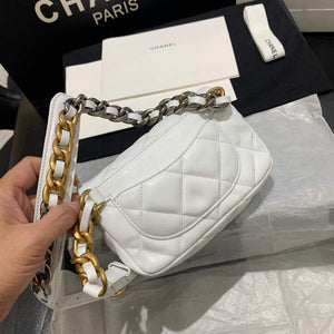 Chanel AS1163 Chanel Flap bag Lambskin White - Default Title - View 5