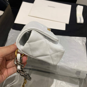 Chanel AS1163 Chanel Flap bag Lambskin White - Default Title - View 6