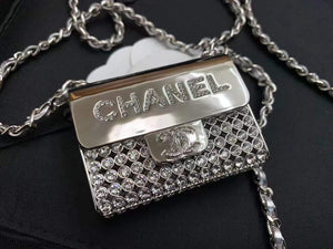 Chanel AB6154 Chanel Mini Flap Tiny bag Metal Silver - Default Title - View 2