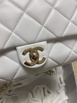 Chanel AS1353 Chanel flap bag Lambskin White - Default Title - View 7