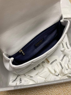 Chanel AS1353 Chanel flap bag Lambskin White - Default Title - View 8