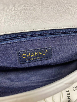 Chanel AS1353 Chanel flap bag Lambskin White - Default Title - View 9