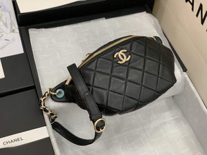 Chanel AS1356 Belt bag Lambskin gold Black - Default Title - View 2