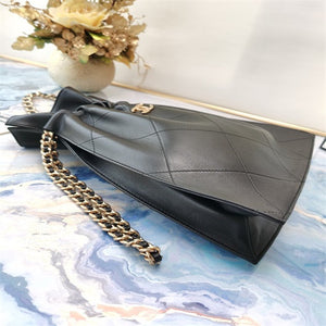 Chanel AS2170 Large shopping Tote bag Shiny Lambskin black - Default Title - View 4