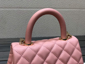 Chanel AS2215 mini flap bag with top handle Bag Pink - Default Title - View 2