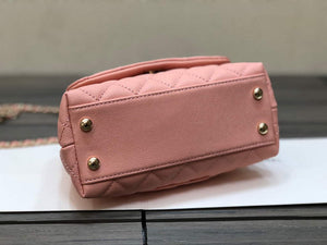 Chanel AS2215 mini flap bag with top handle Bag Pink - Default Title - View 7