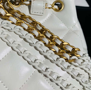 Chanel AS2318 Bucket Bag Lambskin White - Default Title - View 9