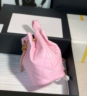 Chanel AS2318 Bucket Bag Lambskin Pink - Default Title - View 4