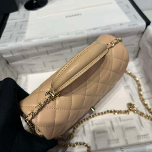Chanel AS2431 Mini Classic Handbag With Top Handle Lambskin CC19013 - Default Title - View 3