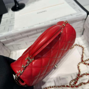 Chanel AS2431 Mini Classic Handbag With Top Handle Lambskin CC19014 - Default Title - View 3