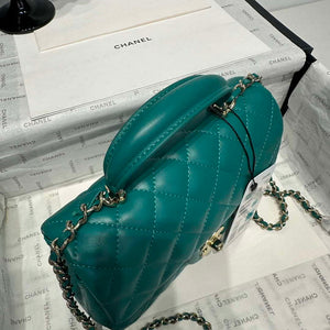 Chanel AS2431 Mini Classic Handbag With Top Handle Lambskin CC19002 - Default Title - View 3