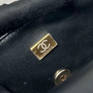 Chanel AS2431 Mini Classic Handbag With Top Handle Patent calfskin CC19020 - Default Title - View 9