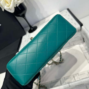 Chanel AS2431 Mini Classic Handbag With Top Handle Lambskin CC19002 - Default Title - View 6