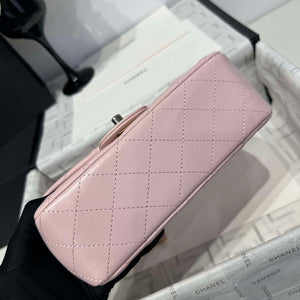 Chanel AS2431 Mini Classic Handbag With Top Handle Lambskin CC19017 - Default Title - View 6
