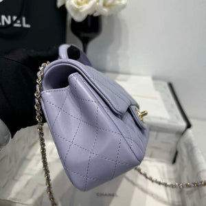 Chanel AS2431 Mini Classic Handbag With Top Handle Lambskin CC19018 - Default Title - View 4