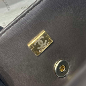 Chanel AS2431 Mini Classic Handbag With Top Handle Lambskin CC19003 - Default Title - View 9