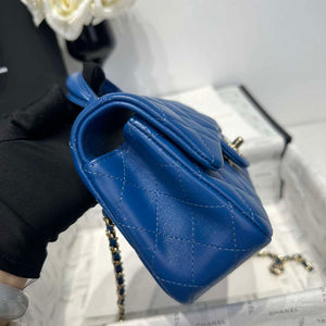 Chanel AS2431 Mini Classic Handbag With Top Handle Lambskin CC19006 - Default Title - View 4