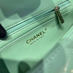 Chanel AS2431 Mini Classic Handbag With Top Handle Lambskin CC19008 - Default Title - View 8