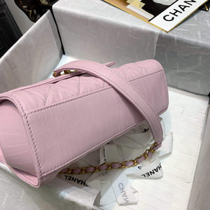 Chanel AS2478 Flap CC Wrapped Bag with Top Handle Pink - Default Title - View 7