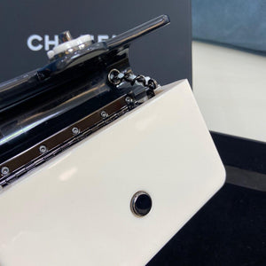 Chanel AS2534 Acrylic Mini Flap Bag White and Black - Default Title - View 9