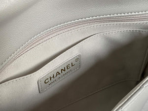 Chanel AS2563 Flap Bag Lambskin Gold Metal Gray - Default Title - View 9