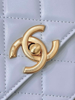 Chanel AS2649 Woc Wallet on Chain Calfskin Bag Blue - Default Title - View 8