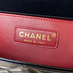 Chanel AS2649 Woc Wallet on Chain with Gold Charm Small Vintage Calfskin Bag Black - Default Title - View 9