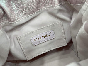 Chanel AS2859 Bucket Bag Shoulder Bag Shiny Grained Calfskin Light Pink - Default Title - View 8