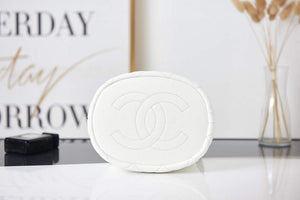 Chanel AS2859 Bucket Bag Shoulder Bag Shiny Grained Calfskin White - Default Title - View 6