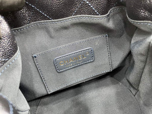 Chanel AS2859 Bucket Bag Lambskin Navy blue - Default Title - View 9