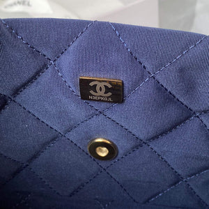 Chanel AS2897 Flap Bag Printed Fabric Gold Tone Metal Multicolor - Default Title - View 9