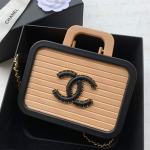 Chanel AS2926 Chanel Vanity Case Beech Wood Box Bag - Default Title - View 2