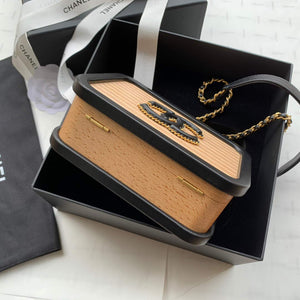 Chanel AS2926 Chanel Vanity Case Beech Wood Box Bag - Default Title - View 6