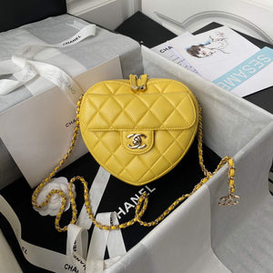 Chanel AS2927 Flap Bag Lambskin Yellow - Default Title - View 1
