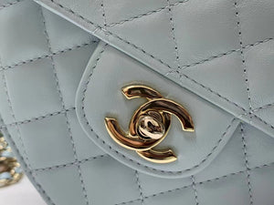 Chanel AS3191 Large Heart Bag Lambskin Light Blue - Default Title - View 4