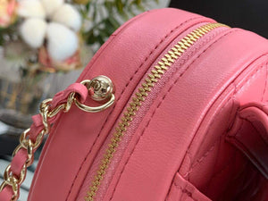 Chanel AS3191 Large Heart Bag Lambskin Rose Red - Default Title - View 5