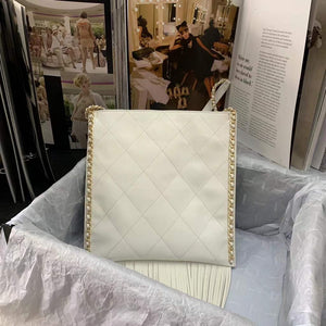 Chanel AS2956 Shopping Bag Calfskin White - Default Title - View 4