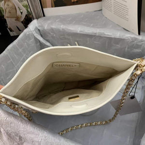 Chanel AS2956 Shopping Bag Calfskin White - Default Title - View 5
