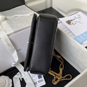 Chanel AS2975 Small Flap Bag Lambskin Black - Default Title - View 5