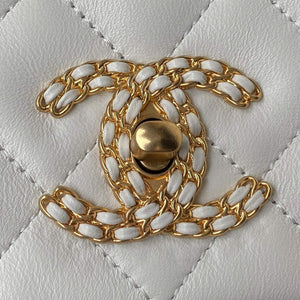 Chanel AS2976 Flap Bag Lambskin White - Default Title - View 3